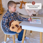 ODOXIA Weighted Stuffed Animal for Kids 2.3 KG | Calming & Comforting | Weighted Plush Dog | Includes Carrying Bag | Sensory Animals Plushie