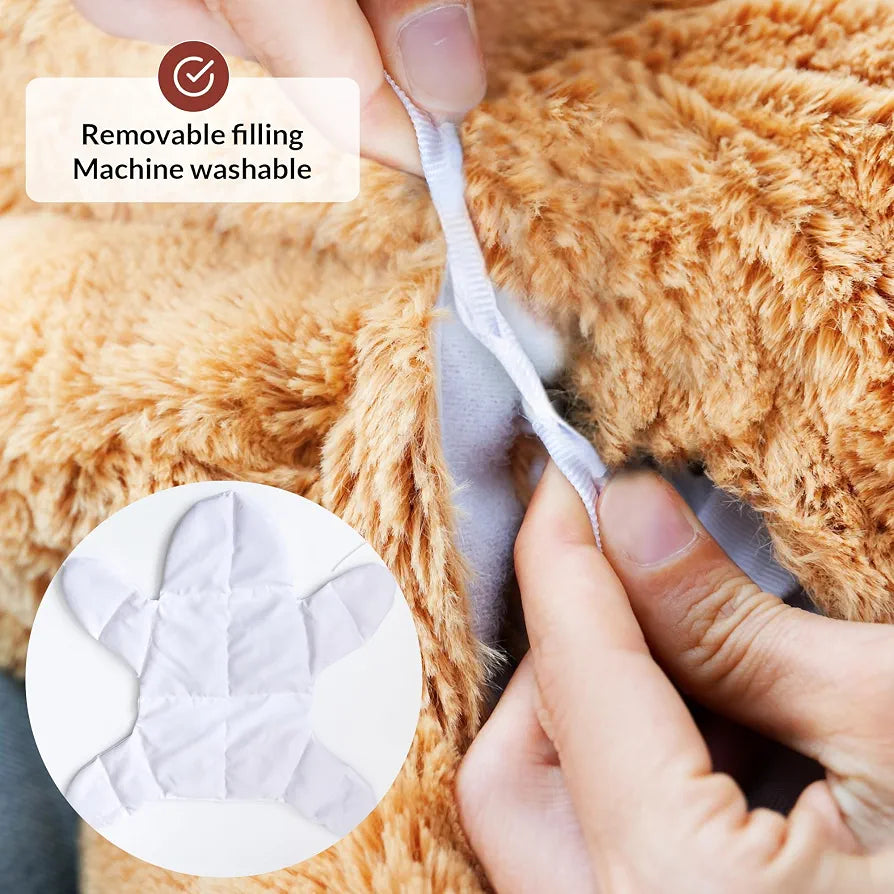 ODOXIA Weighted Stuffed Animal for Kids 2.3 KG | Calming & Comforting | Weighted Plush Dog | Includes Carrying Bag | Sensory Animals Plushie